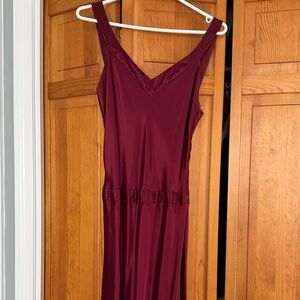 Niki Lavis Deep Red Maxi Dress
